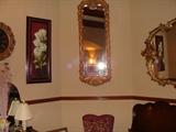 Beautiful Rococo framed mirrors