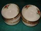 Old Country Rose - Royal Albert - 8 Sauce Bowls, 3.75"