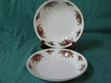 Royal Albert Old Country Roses 9" round vegetable bowls (2)