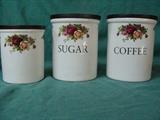 Royal Albert Old Country Roses Set of 3 Canister Set
