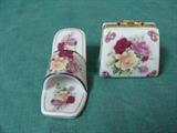  Old Country Roses bone china shoe and purse