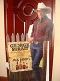 George Strait in Jack Daniels Marketing Display