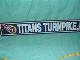 Titans Street Sign - Tin