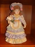 Gorgeous large vintage Victorian dressed Doll