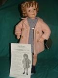 Shirley Temple Doll - Little Miss Marker - Danbury Mint - in Beautiful Condition 