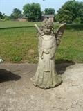Beautiful Vintage Concrete Angel, 22" tall. Just a part of the many concrete pieces here waiting to become a part of your yards landscape.