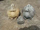 Beautiful Bunnies just waiting to become a part of your landscape! Two are 10". One is 4".