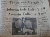 Kennedy Assassination newspapers 
