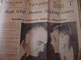 Kennedy Assassination newspapers 