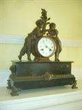 19TH CENTURY FRENCH CLOCK WITH FIGURES