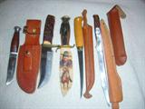 EXCELLENT QUALITY COLLECTION OF HAND KNIFES.