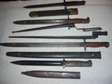 VAST RARE COLLECTION OF WORLD WAR II BAYONETS.