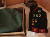 SOME OF SEVERAL VINTAGE GIRL SCOUT AND BOY SCOUT ITEMS