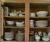 China, dishes, glasses etc.