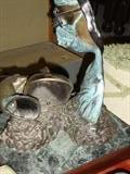 Cast Bronze Modern Art - magnificant and vibrant piece!!