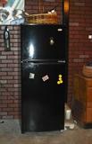 10 cubic ft black whirpool refrigerator.