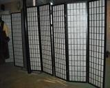 Black and White Folding Screens/ Room Dividers