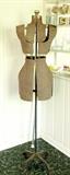 Vintage ACME adjustable Dress Form Circa 40's. Great Condition. No tears in cloth.