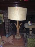 Mid-Century Rattan Lamp, Wine Rack, Cat Tree, Bible Stand