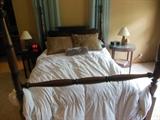 Antique Cherry Wood Four Poster (full size) Bed