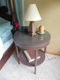 Mahogany Glass top Occasional Table