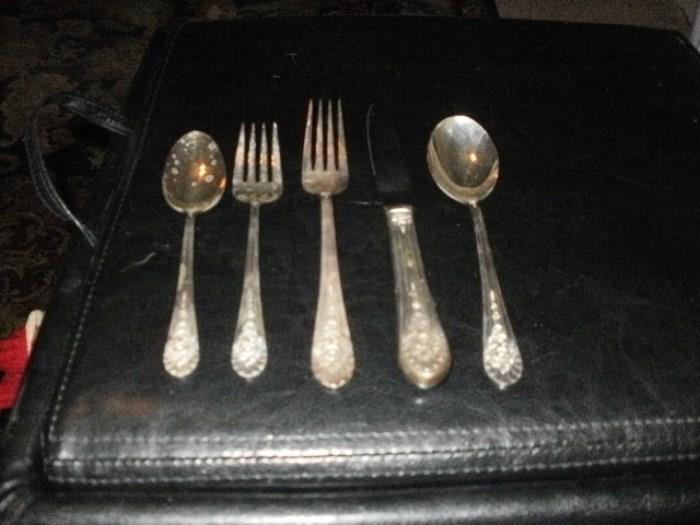 set of silverplate flatware