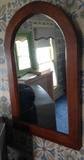 Oak framed mirror
