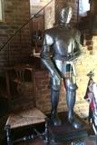 Walk in and be greeted by a full suit of armor (replica)!