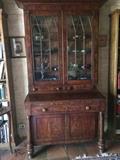 Antique display cabinet/desk