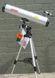 Three styles: http://azfirearms.auctionflex.com/showlots.ap?co=10355&weid=42637&weiid=0&keyword=telescope&lso=lotnumasc&pagenum=1&lang=En Lot#:	206
Description:	+Venture RX5 Telescope 700MM Reflector New
The clear Arizona night skies are perfect for stargazing. Get started with this easy to operate telescope from +Venture, Model RX-5. Includes a step by step instruction manual and CD. The telescope is in new, unused, condition. Tube is 26" in length with a 5" diameter and is mounted to an adjustable height tri-pod.