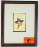 Lot#:	97
Description:	Art, Original Watercolor Signed Tony M. Sandoval
Wonderful original Southwest style watercolor on paper by famed artist Tony M. Sandoval. This painting features a detailed profile / portrait of a Native American Indian elder. Artist signed in the bottom “Tony M. Sandoval 78”. This gallery quality painting is in excellent condition with no signs of exposure or damage. Double matted and hung in a wood frame. Measures 11.75" wide x 14.75" high. 
Tag Words: artwork, Southwestern