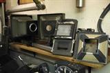 antique photographic equipment, large and medium format cameras and film