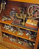 rare watchmakers lathe tooling, rounding up tool, fusee engine