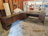 Two Piece Corner Business Desk.