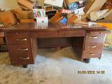 Large Wood Business Desk.