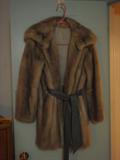 Real Fur Coat!Fabiani Roma with leather belt. Nice.