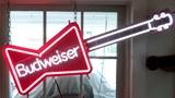 Budweiser Guitar Neon Sign