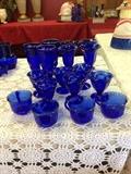 Cobalt Blue Coffee, Ice cream, and Milkshake Glassware