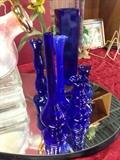 Cobalt Blue Different Style Vases