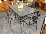 Vintage Wrought Iron Patio Set