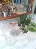 Vintage glassware