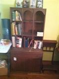Bookshelf & kneeling bench