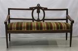 Antique Continental Settee Bench