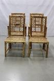 Vintage Chinese Style Bamboo Chairs