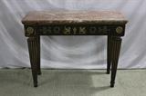Vintage Marble Console Table