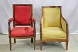 Gustavian and French Empire Armchairs