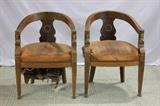 Antique French Empire Style Chairs