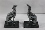 Art Deco Style Grey Hound Statues