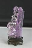 Chinese Amethyst Statue