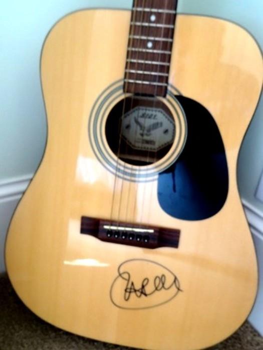 John Mayer Signed Acoustic Guitar
